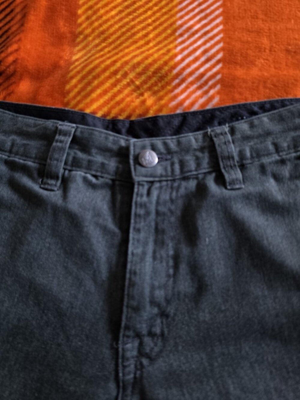 Volcom True To This Gray Chino Pants Mens 32x30 Straight Leg Twill - Picture 10 of 12